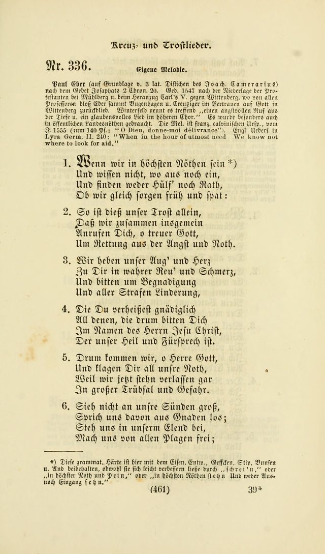 Deutsches Gesang- und Choralbuch: eine Auswahl geistlicher Lieder ... Neue, verbesserte und verhmehrte Aufl. page 458