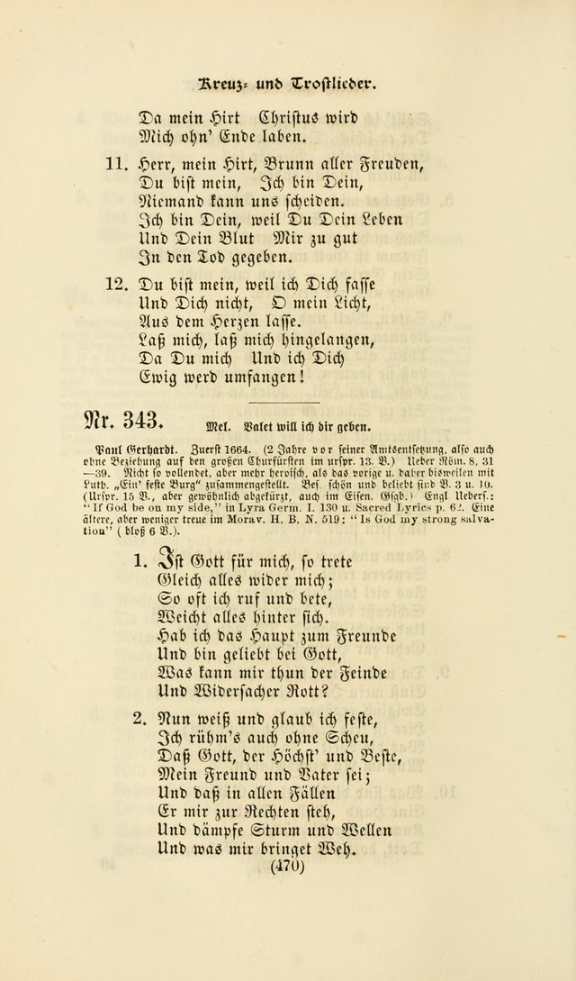 Deutsches Gesang- und Choralbuch: eine Auswahl geistlicher Lieder ... Neue, verbesserte und verhmehrte Aufl. page 467