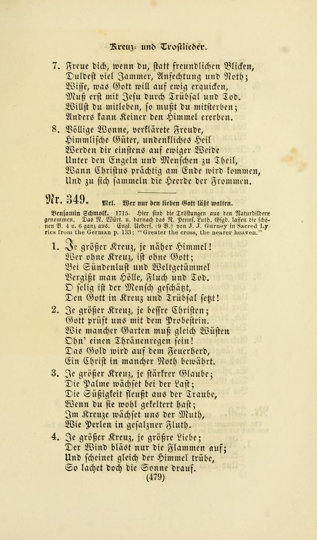 Deutsches Gesang- und Choralbuch: eine Auswahl geistlicher Lieder ... Neue, verbesserte und verhmehrte Aufl. page 476