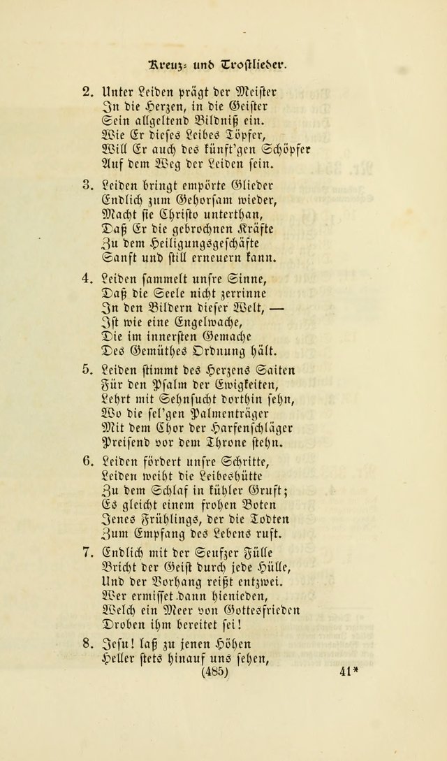 Deutsches Gesang- und Choralbuch: eine Auswahl geistlicher Lieder ... Neue, verbesserte und verhmehrte Aufl. page 482