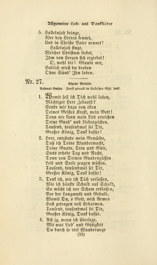 Deutsches Gesang- und Choralbuch: eine Auswahl geistlicher Lieder ... Neue, verbesserte und verhmehrte Aufl. page 49