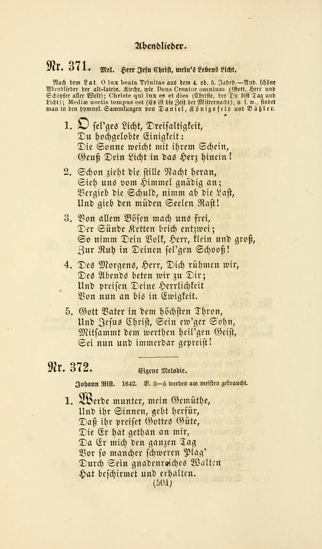 Deutsches Gesang- und Choralbuch: eine Auswahl geistlicher Lieder ... Neue, verbesserte und verhmehrte Aufl. page 501