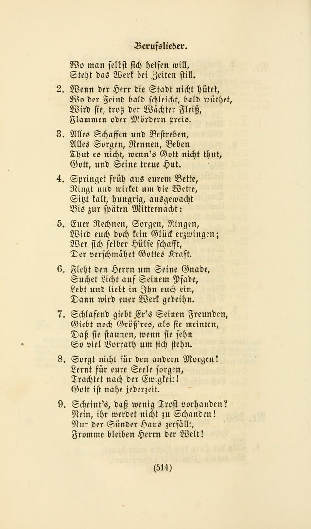 Deutsches Gesang- und Choralbuch: eine Auswahl geistlicher Lieder ... Neue, verbesserte und verhmehrte Aufl. page 511