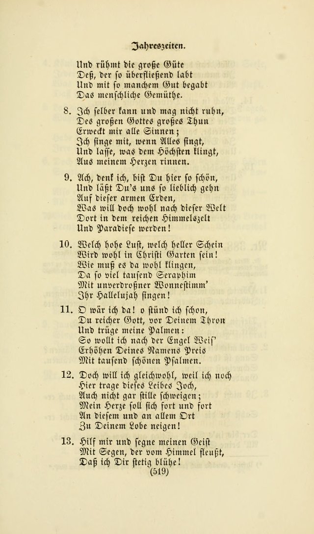 Deutsches Gesang- und Choralbuch: eine Auswahl geistlicher Lieder ... Neue, verbesserte und verhmehrte Aufl. page 516