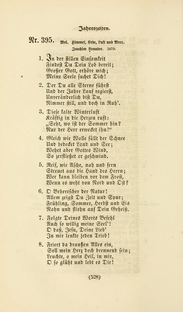 Deutsches Gesang- und Choralbuch: eine Auswahl geistlicher Lieder ... Neue, verbesserte und verhmehrte Aufl. page 525