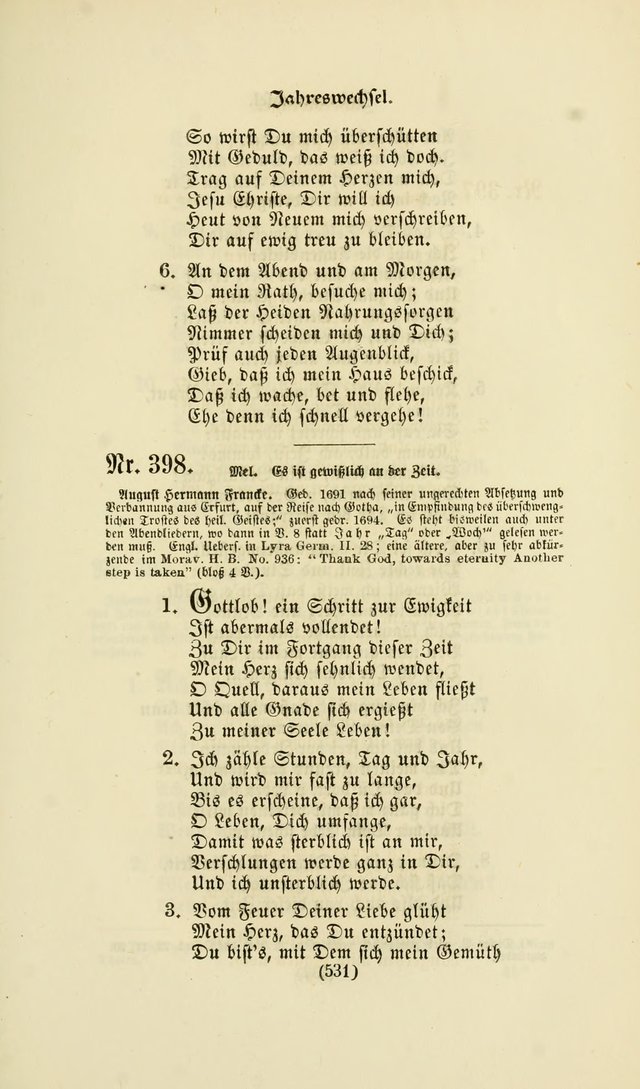 Deutsches Gesang- und Choralbuch: eine Auswahl geistlicher Lieder ... Neue, verbesserte und verhmehrte Aufl. page 528