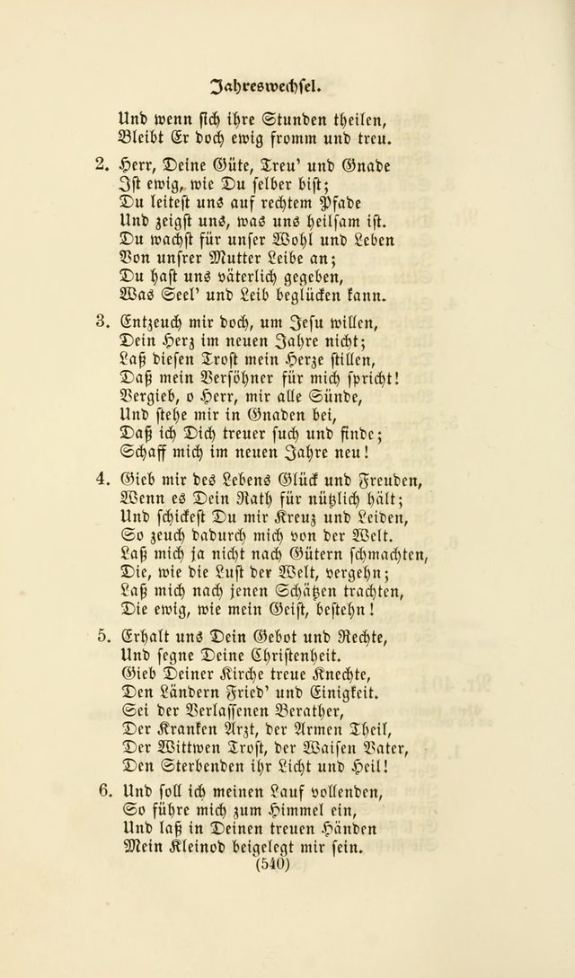 Deutsches Gesang- und Choralbuch: eine Auswahl geistlicher Lieder ... Neue, verbesserte und verhmehrte Aufl. page 537