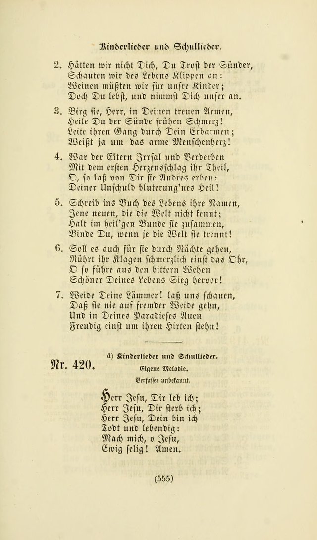 Deutsches Gesang- und Choralbuch: eine Auswahl geistlicher Lieder ... Neue, verbesserte und verhmehrte Aufl. page 552