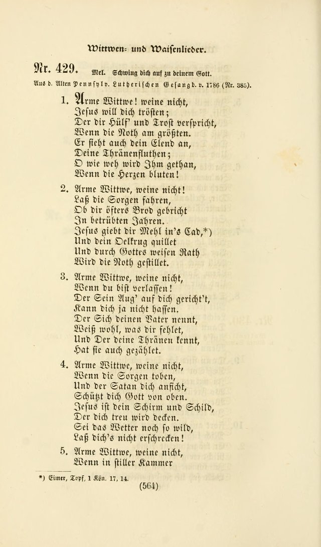 Deutsches Gesang- und Choralbuch: eine Auswahl geistlicher Lieder ... Neue, verbesserte und verhmehrte Aufl. page 561