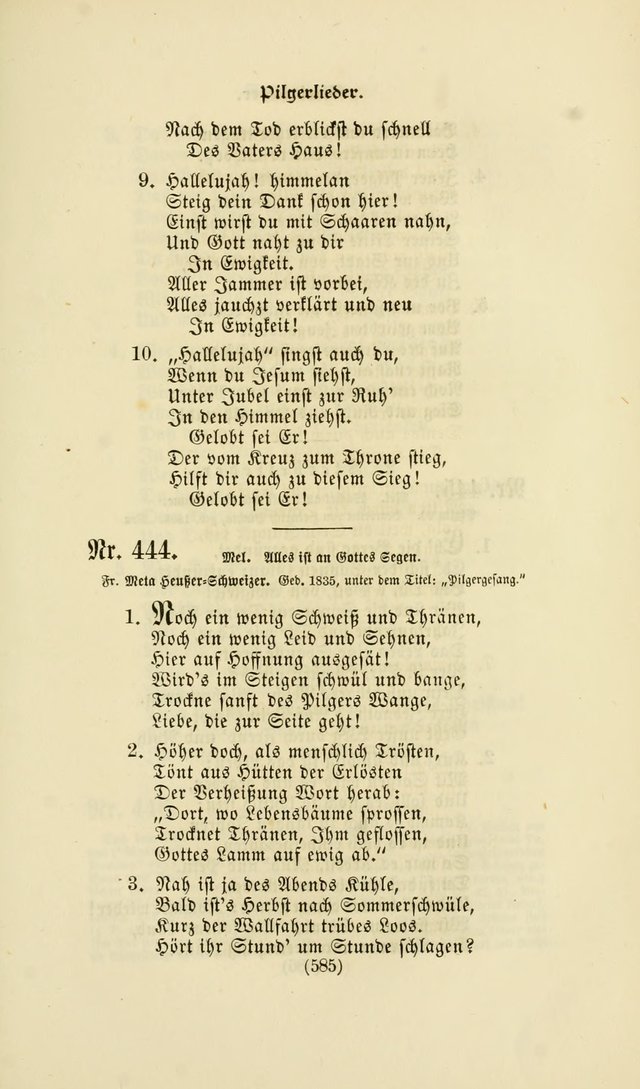 Deutsches Gesang- und Choralbuch: eine Auswahl geistlicher Lieder ... Neue, verbesserte und verhmehrte Aufl. page 582