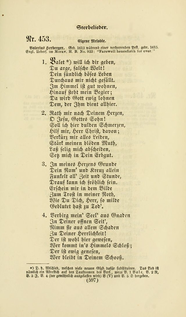 Deutsches Gesang- und Choralbuch: eine Auswahl geistlicher Lieder ... Neue, verbesserte und verhmehrte Aufl. page 594