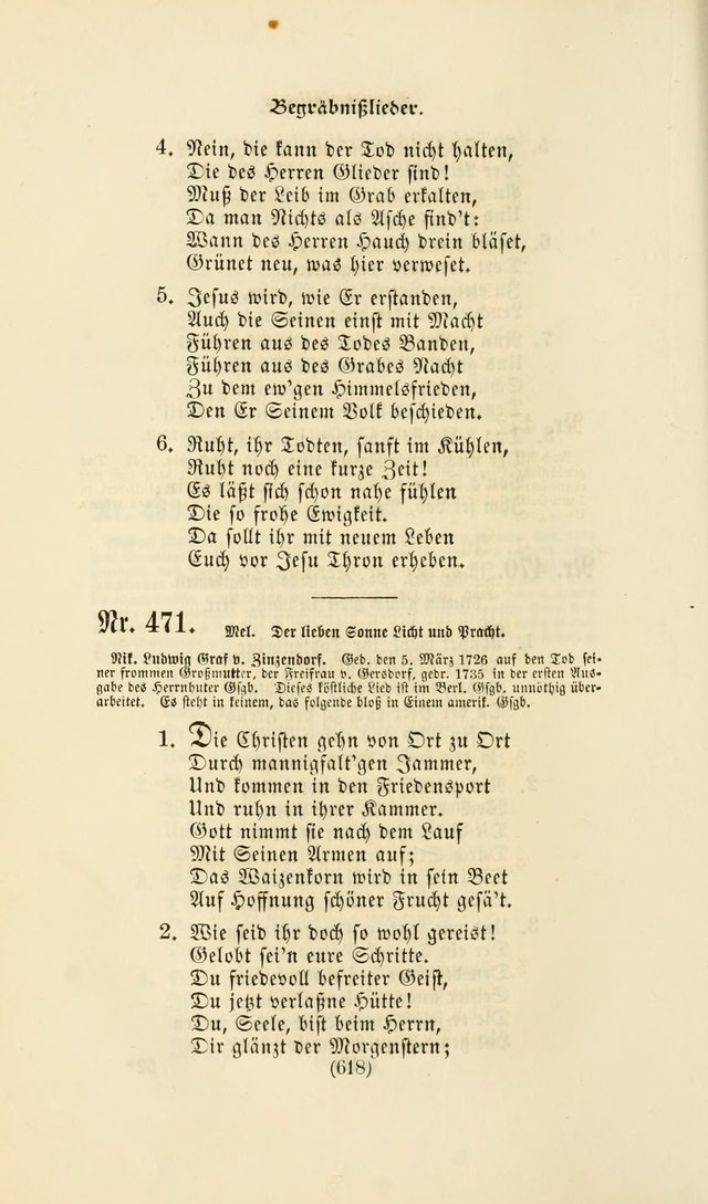 Deutsches Gesang- und Choralbuch: eine Auswahl geistlicher Lieder ... Neue, verbesserte und verhmehrte Aufl. page 615