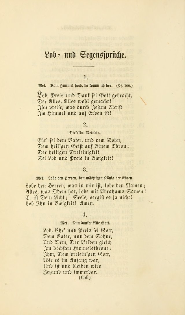 Deutsches Gesang- und Choralbuch: eine Auswahl geistlicher Lieder ... Neue, verbesserte und verhmehrte Aufl. page 653