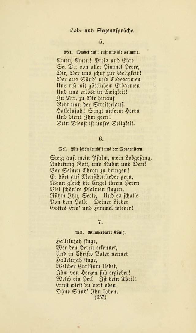 Deutsches Gesang- und Choralbuch: eine Auswahl geistlicher Lieder ... Neue, verbesserte und verhmehrte Aufl. page 654