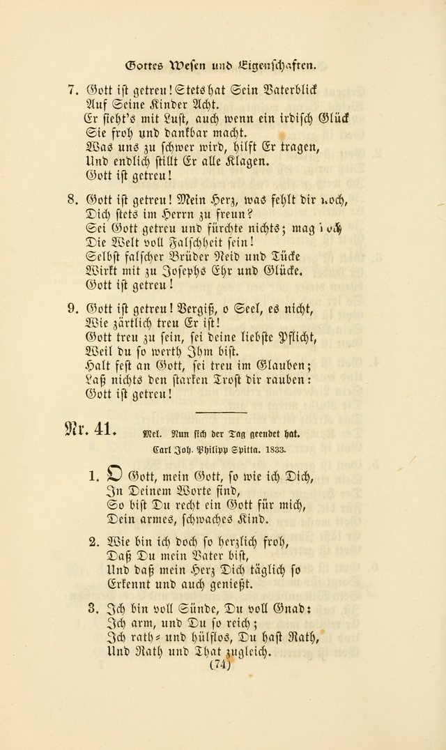 Deutsches Gesang- und Choralbuch: eine Auswahl geistlicher Lieder ... Neue, verbesserte und verhmehrte Aufl. page 71