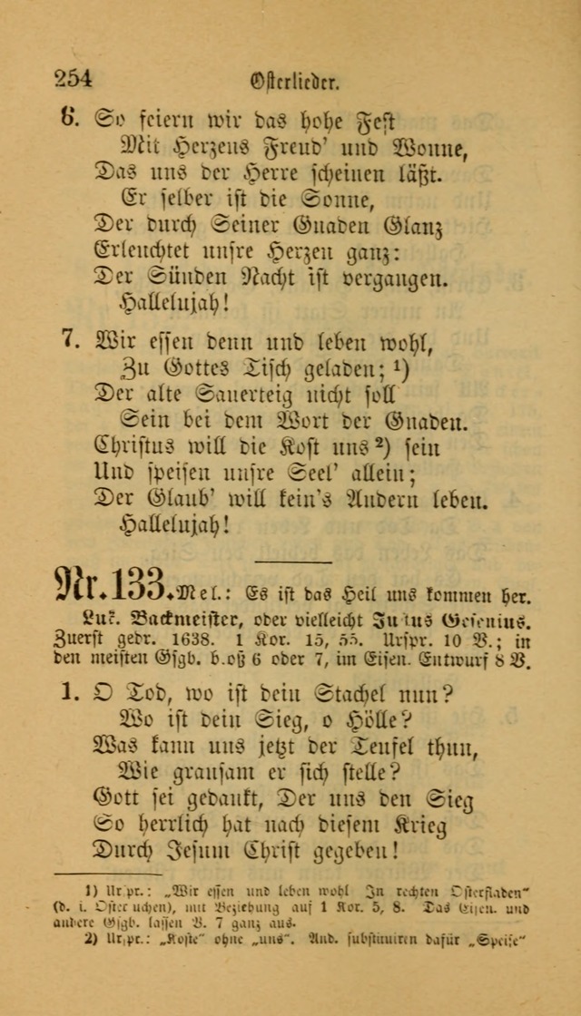 Deutsches Gesangbuch: eine auswahl geistlicher Lieder aus allen Zeiten der Christlichen Kirche für kirchliche und häusliche Gebrauch (Neue, verb. und verm. Aufl) page 254