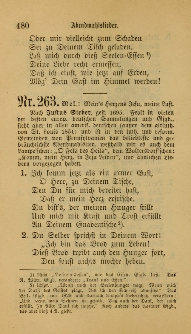 Deutsches Gesangbuch: eine auswahl geistlicher Lieder aus allen Zeiten der Christlichen Kirche für kirchliche und häusliche Gebrauch (Neue, verb. und verm. Aufl) page 482