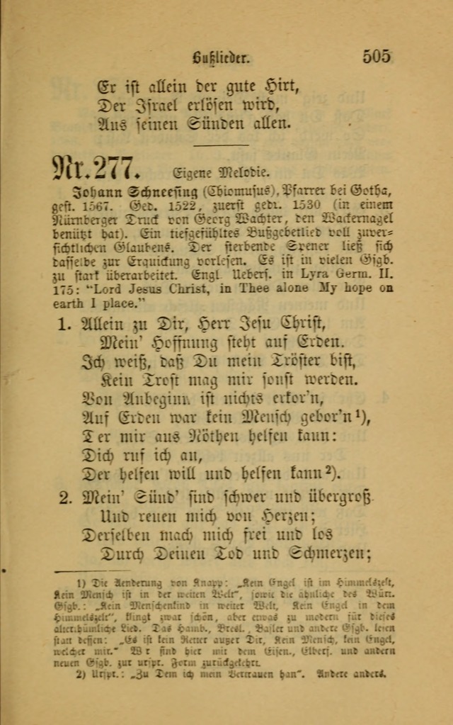 Deutsches Gesangbuch: eine auswahl geistlicher Lieder aus allen Zeiten der Christlichen Kirche für kirchliche und häusliche Gebrauch (Neue, verb. und verm. Aufl) page 507