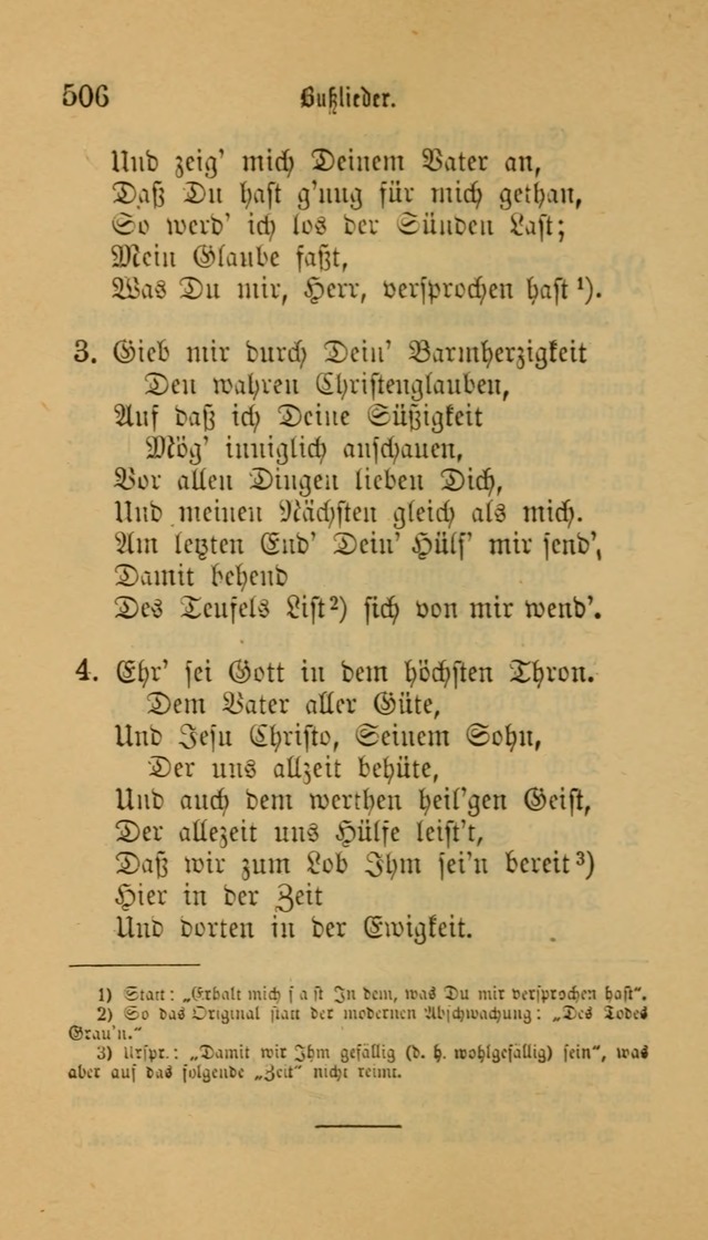 Deutsches Gesangbuch: eine auswahl geistlicher Lieder aus allen Zeiten der Christlichen Kirche für kirchliche und häusliche Gebrauch (Neue, verb. und verm. Aufl) page 508