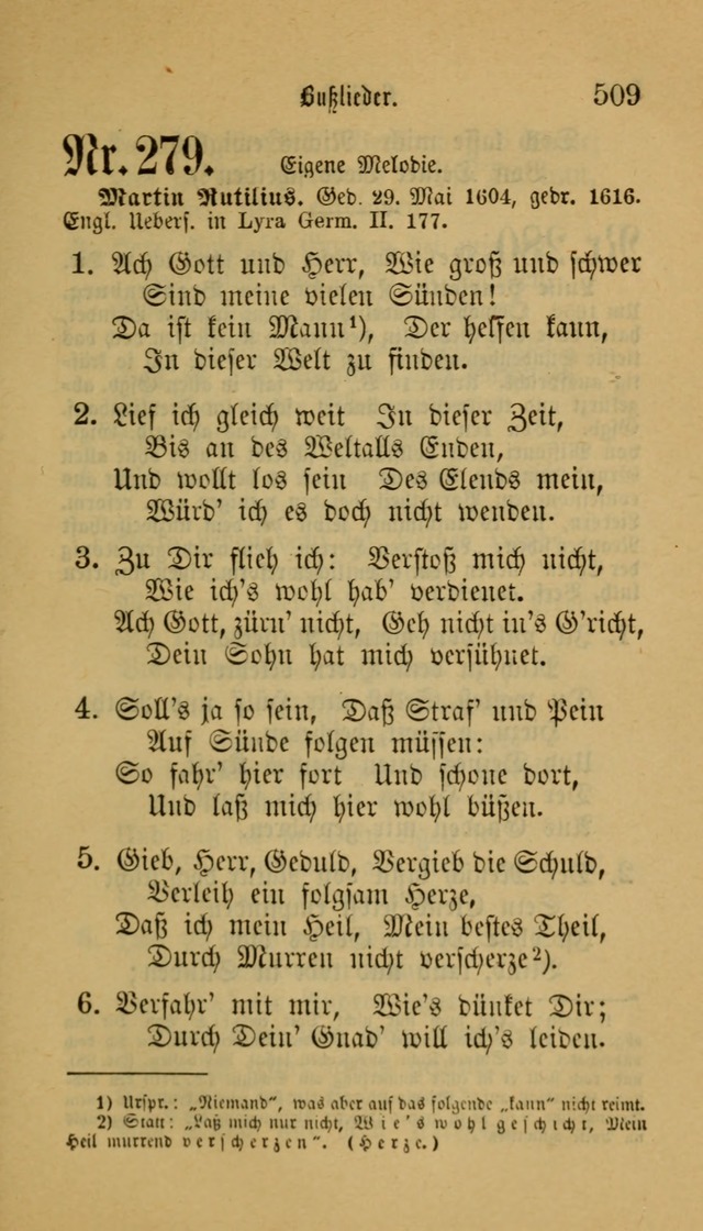 Deutsches Gesangbuch: eine auswahl geistlicher Lieder aus allen Zeiten der Christlichen Kirche für kirchliche und häusliche Gebrauch (Neue, verb. und verm. Aufl) page 511