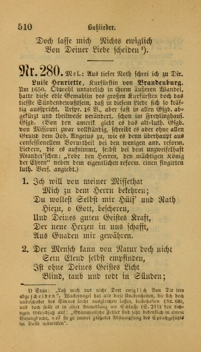 Deutsches Gesangbuch: eine auswahl geistlicher Lieder aus allen Zeiten der Christlichen Kirche für kirchliche und häusliche Gebrauch (Neue, verb. und verm. Aufl) page 512