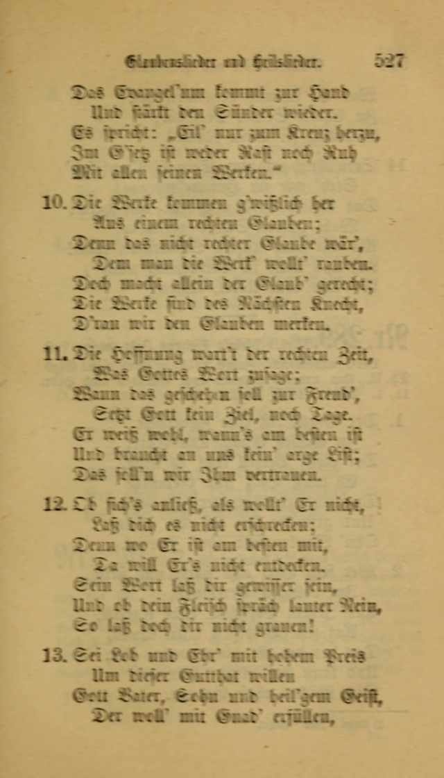 Deutsches Gesangbuch: eine auswahl geistlicher Lieder aus allen Zeiten der Christlichen Kirche für kirchliche und häusliche Gebrauch (Neue, verb. und verm. Aufl) page 529