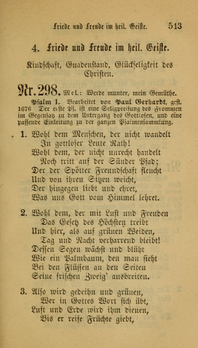 Deutsches Gesangbuch: eine auswahl geistlicher Lieder aus allen Zeiten der Christlichen Kirche für kirchliche und häusliche Gebrauch (Neue, verb. und verm. Aufl) page 545