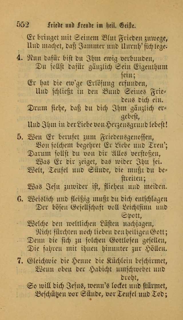 Deutsches Gesangbuch: eine auswahl geistlicher Lieder aus allen Zeiten der Christlichen Kirche für kirchliche und häusliche Gebrauch (Neue, verb. und verm. Aufl) page 554