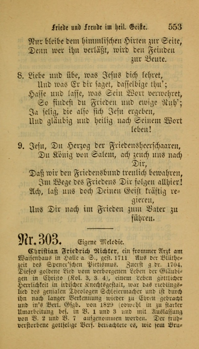 Deutsches Gesangbuch: eine auswahl geistlicher Lieder aus allen Zeiten der Christlichen Kirche für kirchliche und häusliche Gebrauch (Neue, verb. und verm. Aufl) page 555