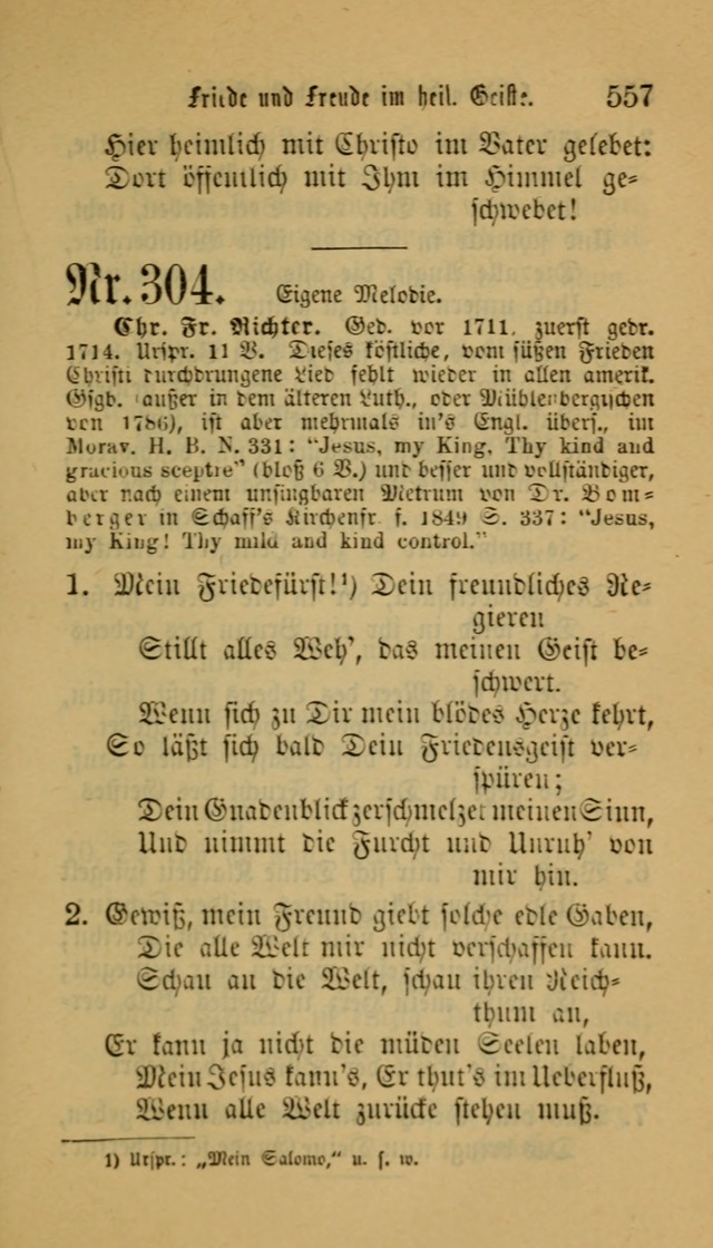 Deutsches Gesangbuch: eine auswahl geistlicher Lieder aus allen Zeiten der Christlichen Kirche für kirchliche und häusliche Gebrauch (Neue, verb. und verm. Aufl) page 559