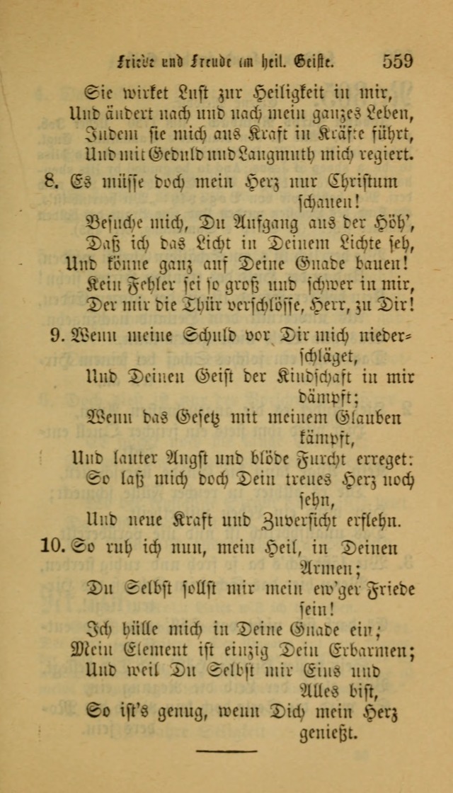 Deutsches Gesangbuch: eine auswahl geistlicher Lieder aus allen Zeiten der Christlichen Kirche für kirchliche und häusliche Gebrauch (Neue, verb. und verm. Aufl) page 561