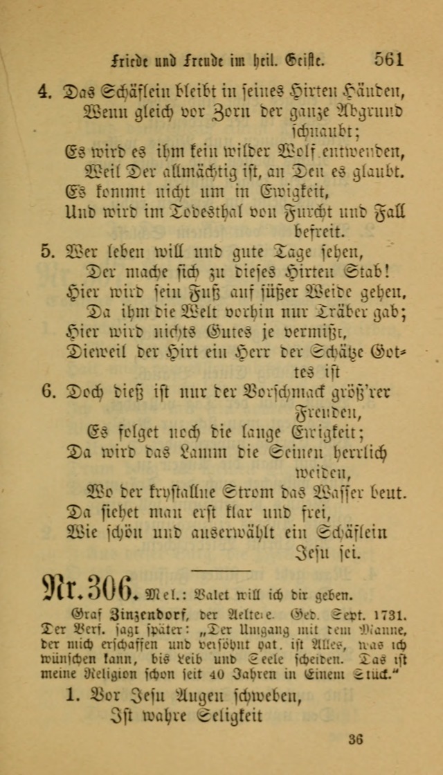 Deutsches Gesangbuch: eine auswahl geistlicher Lieder aus allen Zeiten der Christlichen Kirche für kirchliche und häusliche Gebrauch (Neue, verb. und verm. Aufl) page 563