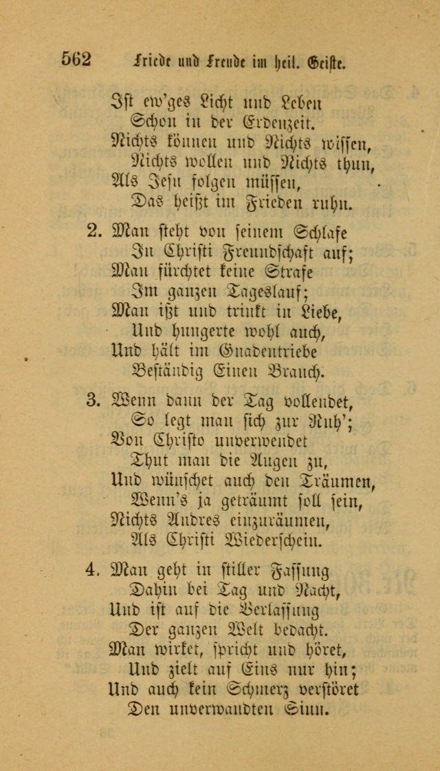 Deutsches Gesangbuch: eine auswahl geistlicher Lieder aus allen Zeiten der Christlichen Kirche für kirchliche und häusliche Gebrauch (Neue, verb. und verm. Aufl) page 564