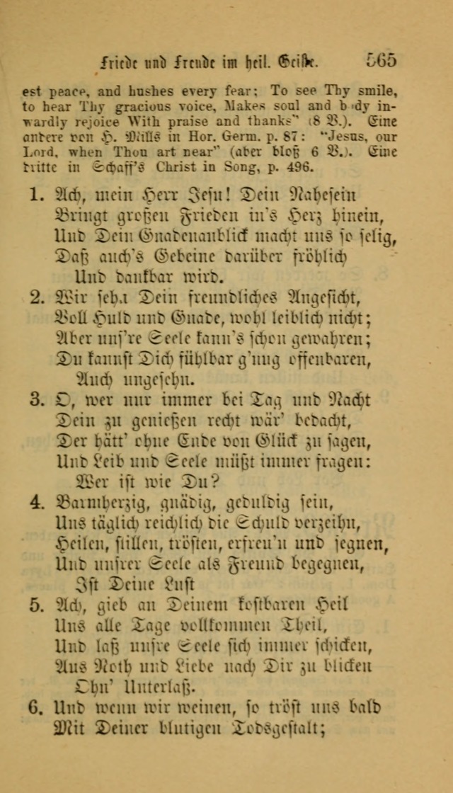 Deutsches Gesangbuch: eine auswahl geistlicher Lieder aus allen Zeiten der Christlichen Kirche für kirchliche und häusliche Gebrauch (Neue, verb. und verm. Aufl) page 567