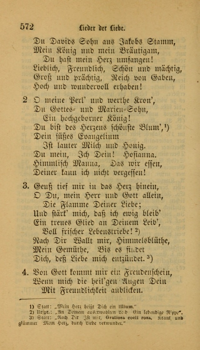 Deutsches Gesangbuch: eine auswahl geistlicher Lieder aus allen Zeiten der Christlichen Kirche für kirchliche und häusliche Gebrauch (Neue, verb. und verm. Aufl) page 574