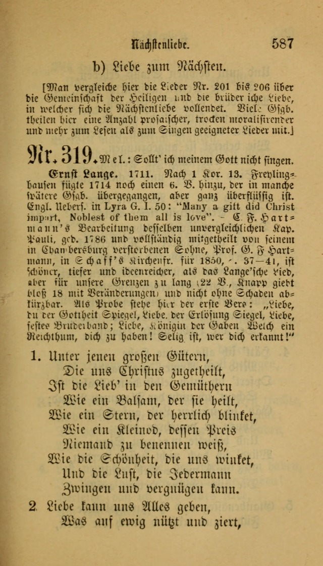 Deutsches Gesangbuch: eine auswahl geistlicher Lieder aus allen Zeiten der Christlichen Kirche für kirchliche und häusliche Gebrauch (Neue, verb. und verm. Aufl) page 589