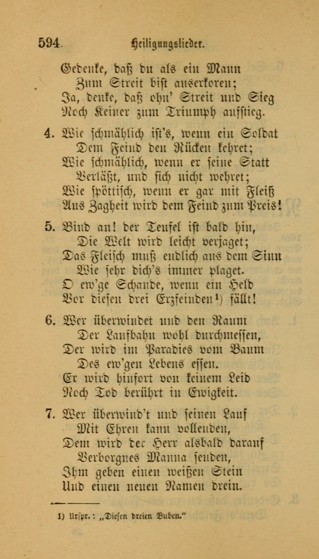 Deutsches Gesangbuch: eine auswahl geistlicher Lieder aus allen Zeiten der Christlichen Kirche für kirchliche und häusliche Gebrauch (Neue, verb. und verm. Aufl) page 596