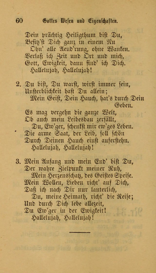 Deutsches Gesangbuch: eine auswahl geistlicher Lieder aus allen Zeiten der Christlichen Kirche für kirchliche und häusliche Gebrauch (Neue, verb. und verm. Aufl) page 60