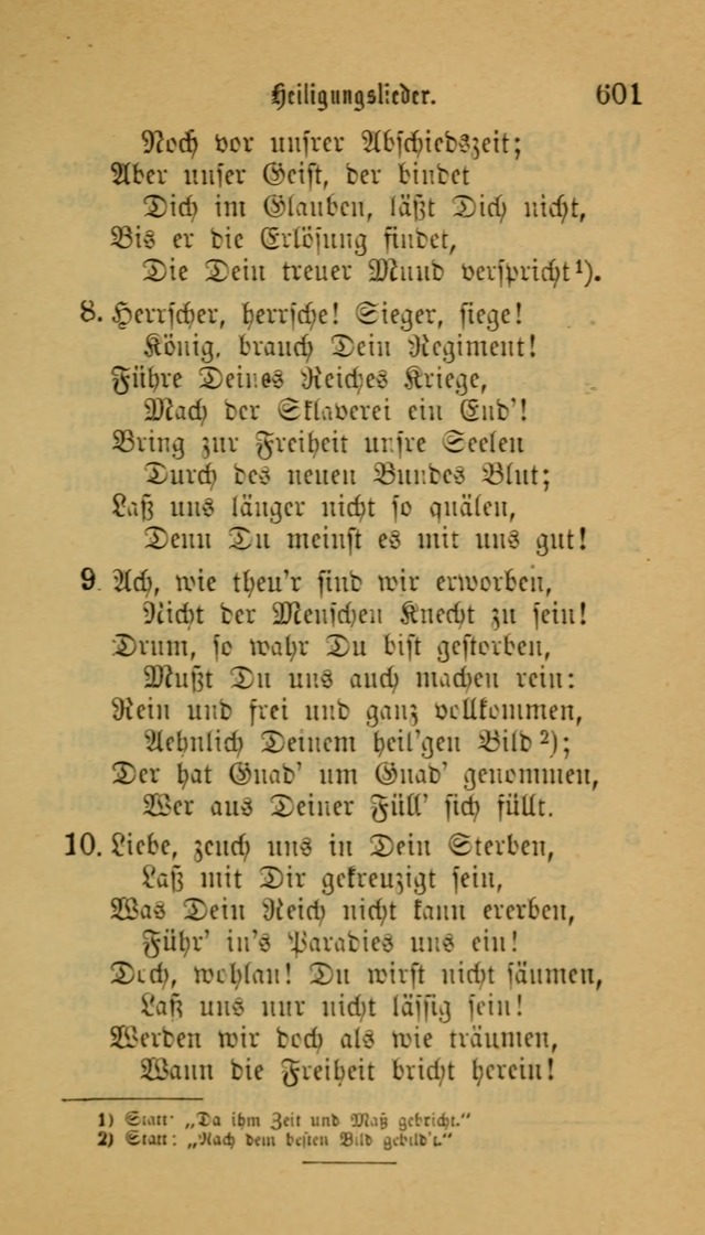 Deutsches Gesangbuch: eine auswahl geistlicher Lieder aus allen Zeiten der Christlichen Kirche für kirchliche und häusliche Gebrauch (Neue, verb. und verm. Aufl) page 603