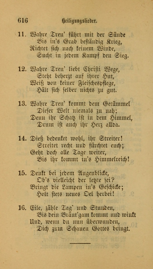 Deutsches Gesangbuch: eine auswahl geistlicher Lieder aus allen Zeiten der Christlichen Kirche für kirchliche und häusliche Gebrauch (Neue, verb. und verm. Aufl) page 618