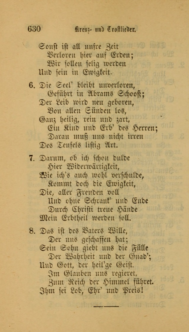 Deutsches Gesangbuch: eine auswahl geistlicher Lieder aus allen Zeiten der Christlichen Kirche für kirchliche und häusliche Gebrauch (Neue, verb. und verm. Aufl) page 632