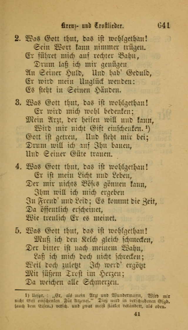 Deutsches Gesangbuch: eine auswahl geistlicher Lieder aus allen Zeiten der Christlichen Kirche für kirchliche und häusliche Gebrauch (Neue, verb. und verm. Aufl) page 643