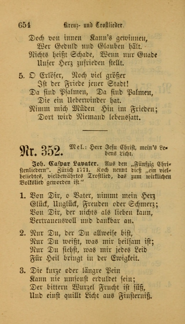 Deutsches Gesangbuch: eine auswahl geistlicher Lieder aus allen Zeiten der Christlichen Kirche für kirchliche und häusliche Gebrauch (Neue, verb. und verm. Aufl) page 656