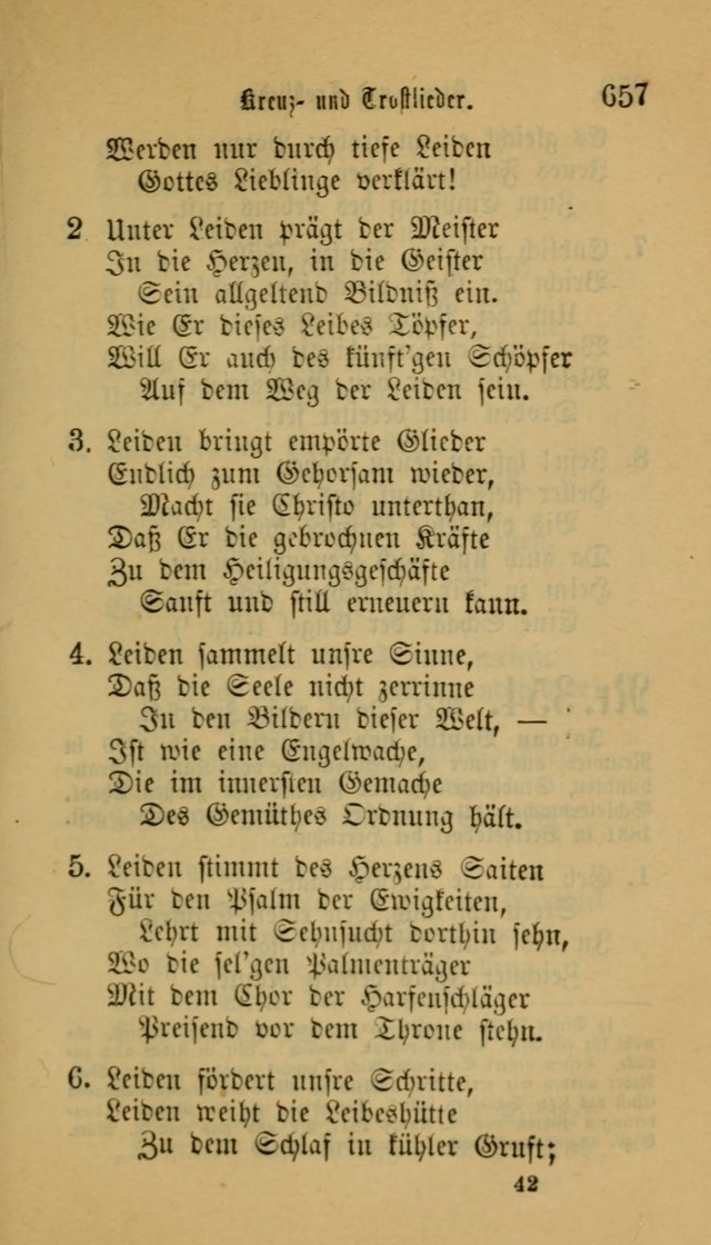 Deutsches Gesangbuch: eine auswahl geistlicher Lieder aus allen Zeiten der Christlichen Kirche für kirchliche und häusliche Gebrauch (Neue, verb. und verm. Aufl) page 659