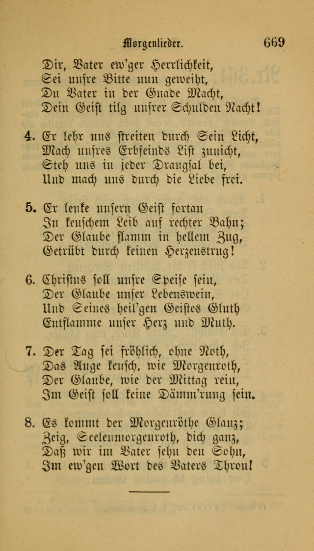 Deutsches Gesangbuch: eine auswahl geistlicher Lieder aus allen Zeiten der Christlichen Kirche für kirchliche und häusliche Gebrauch (Neue, verb. und verm. Aufl) page 671