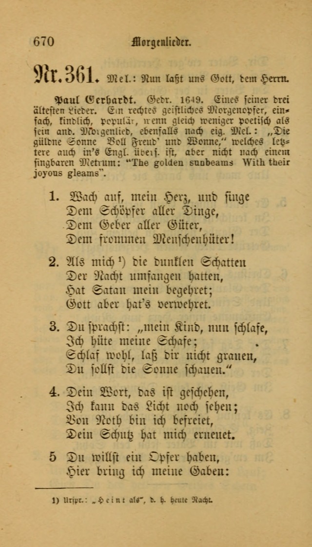 Deutsches Gesangbuch: eine auswahl geistlicher Lieder aus allen Zeiten der Christlichen Kirche für kirchliche und häusliche Gebrauch (Neue, verb. und verm. Aufl) page 672