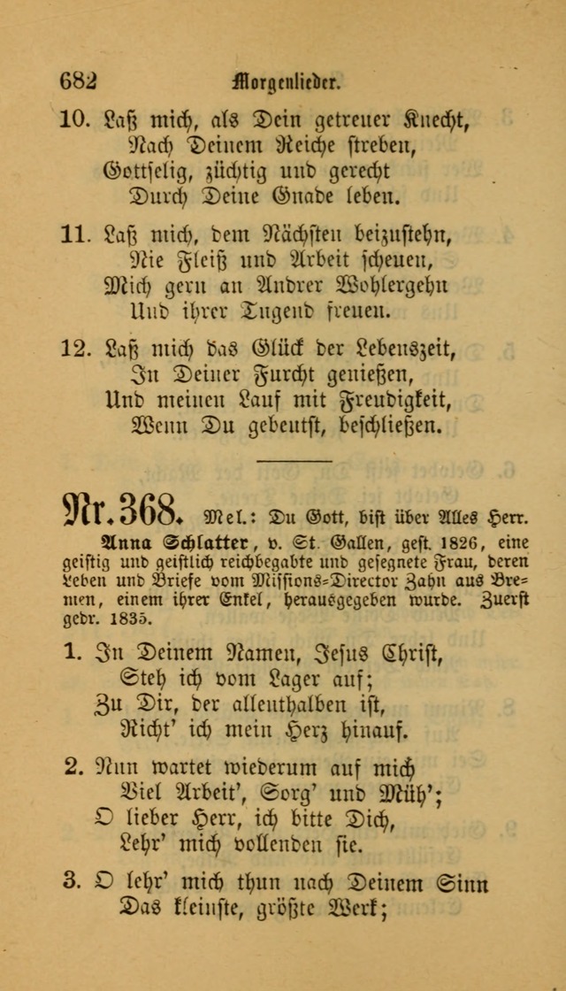 Deutsches Gesangbuch: eine auswahl geistlicher Lieder aus allen Zeiten der Christlichen Kirche für kirchliche und häusliche Gebrauch (Neue, verb. und verm. Aufl) page 684