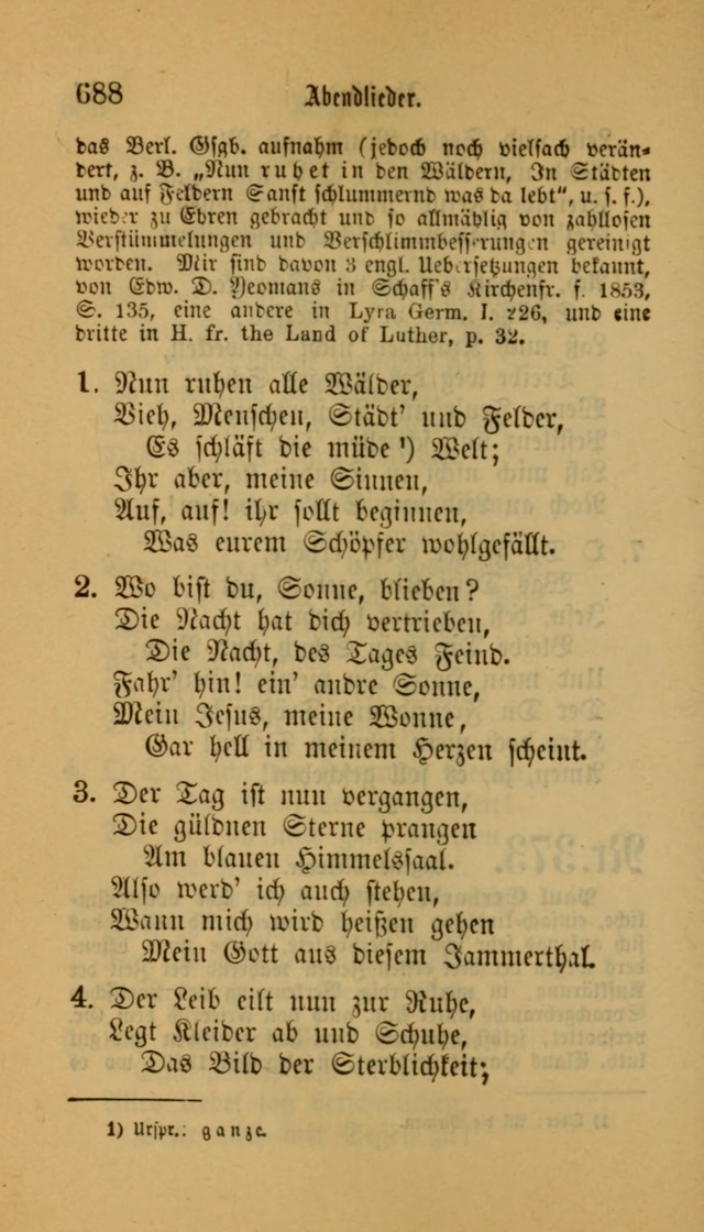 Deutsches Gesangbuch: eine auswahl geistlicher Lieder aus allen Zeiten der Christlichen Kirche für kirchliche und häusliche Gebrauch (Neue, verb. und verm. Aufl) page 690