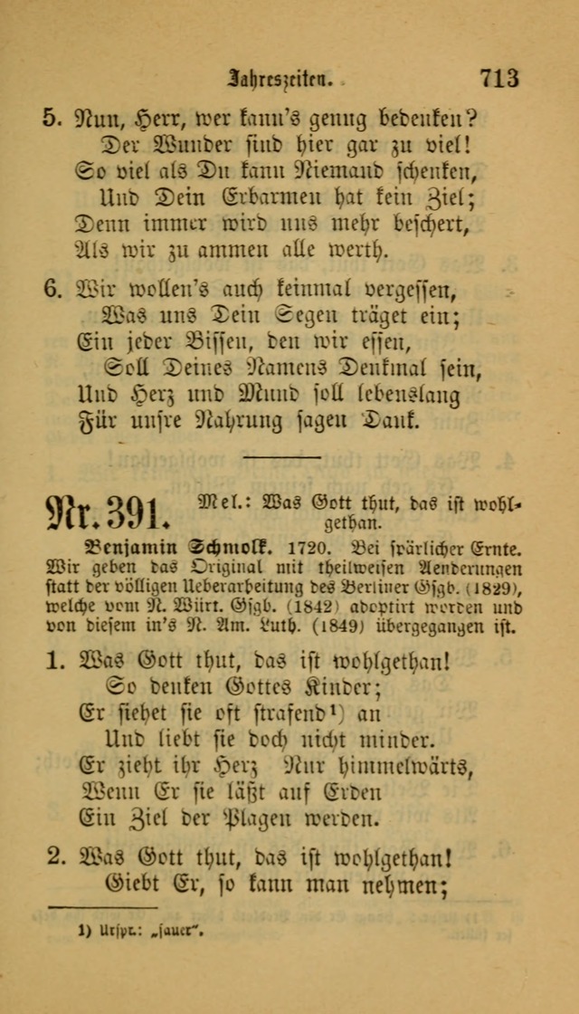 Deutsches Gesangbuch: eine auswahl geistlicher Lieder aus allen Zeiten der Christlichen Kirche für kirchliche und häusliche Gebrauch (Neue, verb. und verm. Aufl) page 715