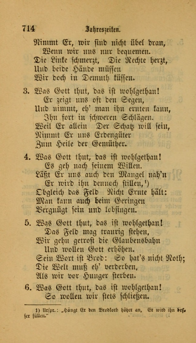 Deutsches Gesangbuch: eine auswahl geistlicher Lieder aus allen Zeiten der Christlichen Kirche für kirchliche und häusliche Gebrauch (Neue, verb. und verm. Aufl) page 716